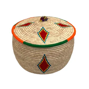 سطل حصیری مدل کپوبافی