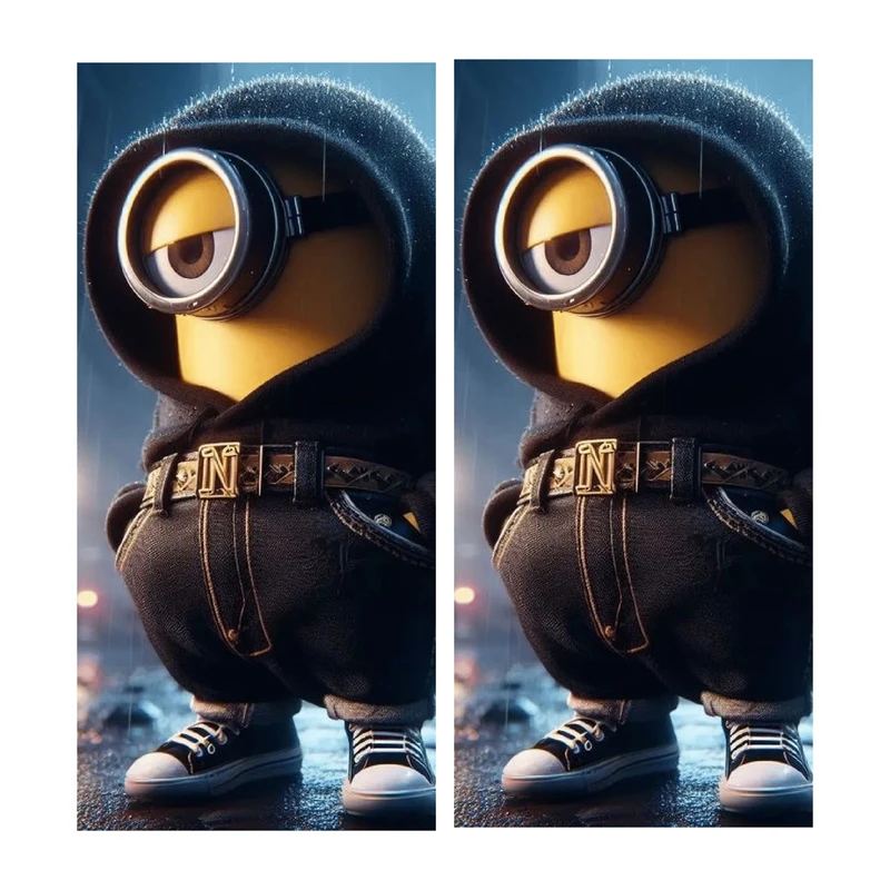 برچسب بدنه خودرو رایسان طرح مینیون کد BS009 بسته دوعددی