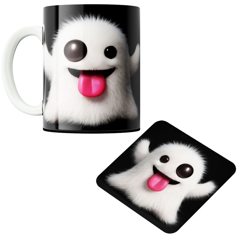 ماگ پاد آفرین مدل روح کد 557 به همراه زیر لیوانی 