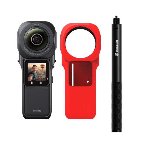 دوربین فیلم برداری ورزشی اینستا 360 مدل  ONE RS 1-INCH 360 EDITION به همراه لوازم جانبی