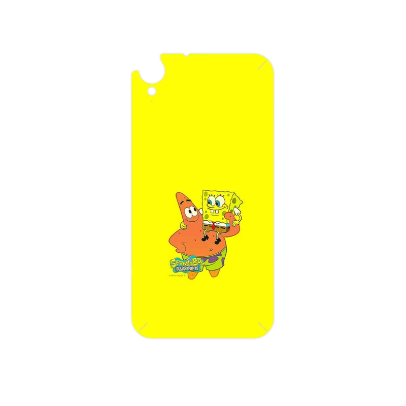 برچسب پوششی ماهوت مدل SpongeBob SquarePants مناسب برای گوشی موبایل اچ تی سی Desire 830