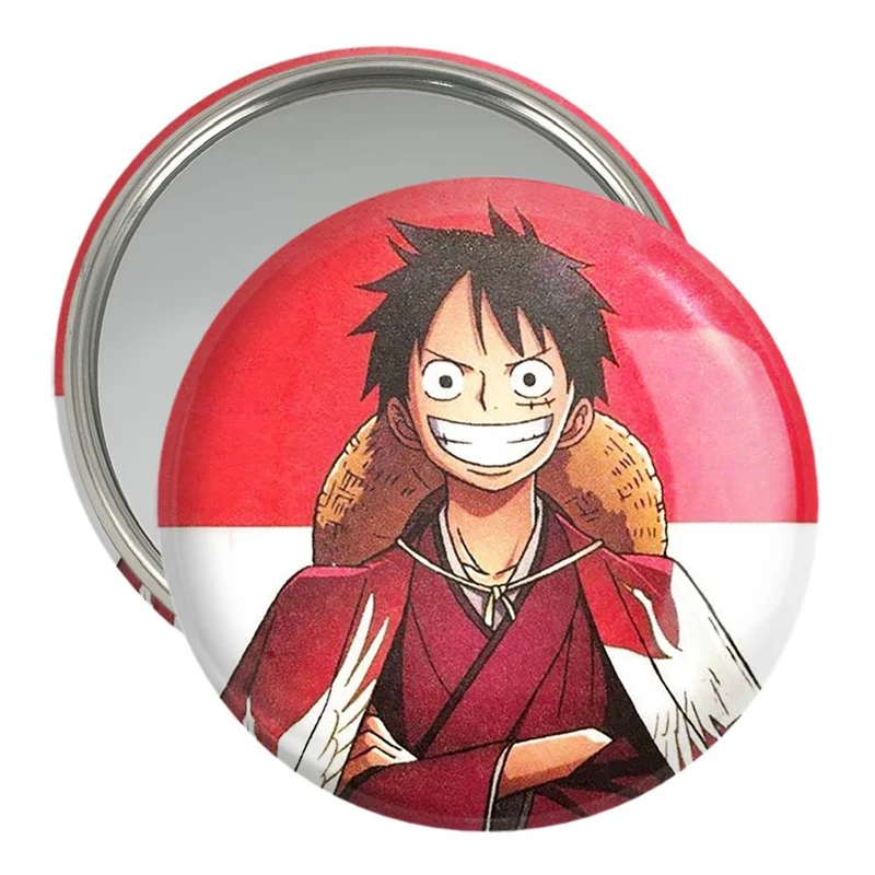 آینه جیبی خندالو مدل لوفی انیمه وان پیس One Piece  کد 11408