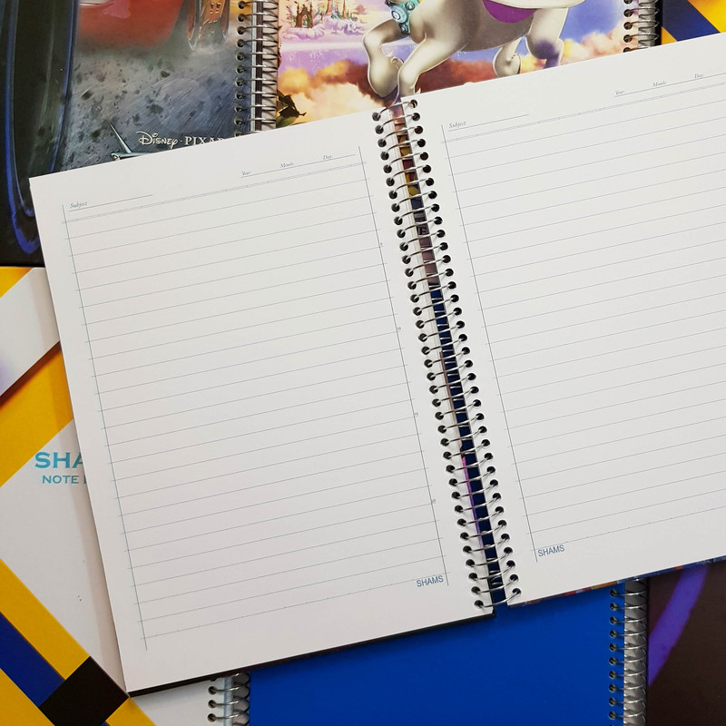 دفتر مشق 100 برگ شمس مدل دخترانه سوفیا