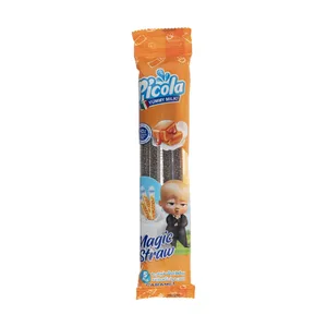 نی شیر پیکولا با طعم کارامل - 30 گرم بسته 5 عددی	