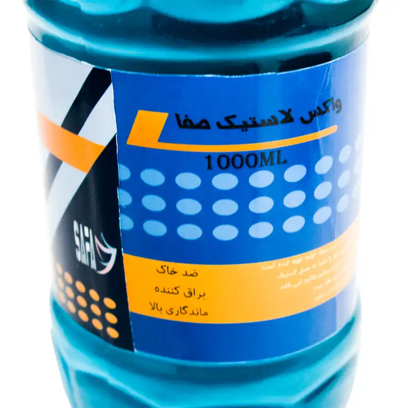 واکس لاستیک خودرو صفا مدل biki حجم 1000میلی لیتر