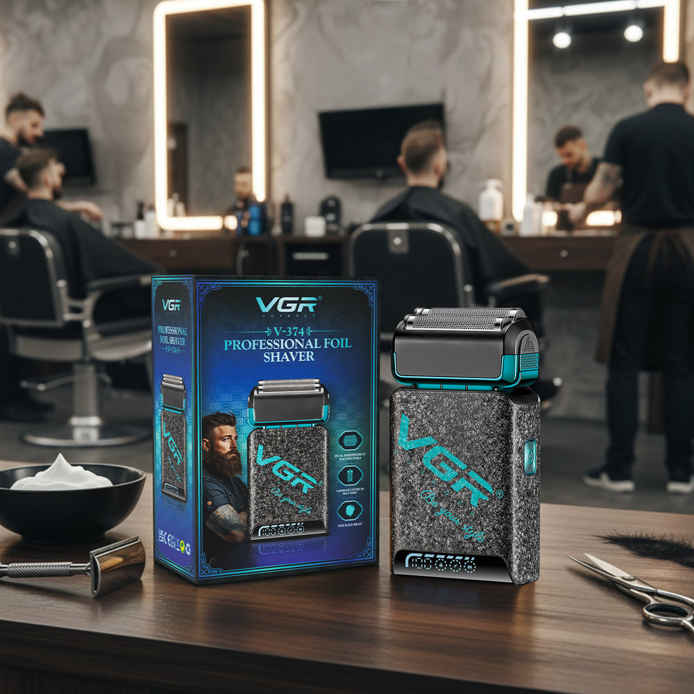 ماشین اصلاح موی صورت شارژی وی جی ار مدل v-374 ماشین اصلاح موی صورت شارژی وی جی ار مدل v-374