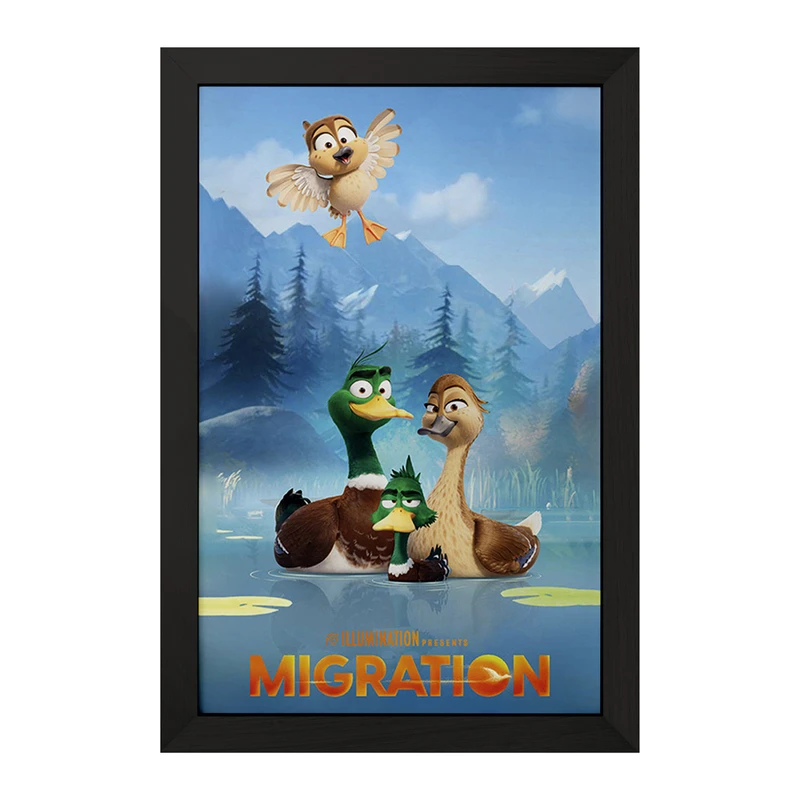 تابلو خندالو مدل مهاجرت کد F2164