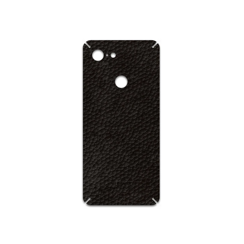 برچسب پوششی ماهوت مدل Dark-Brown-Leather مناسب برای گوشی موبایل گوگل Pixel 3
