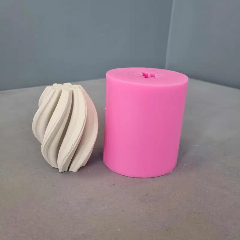 قالب شمع مدل گوي اسپيرال کد 08cm