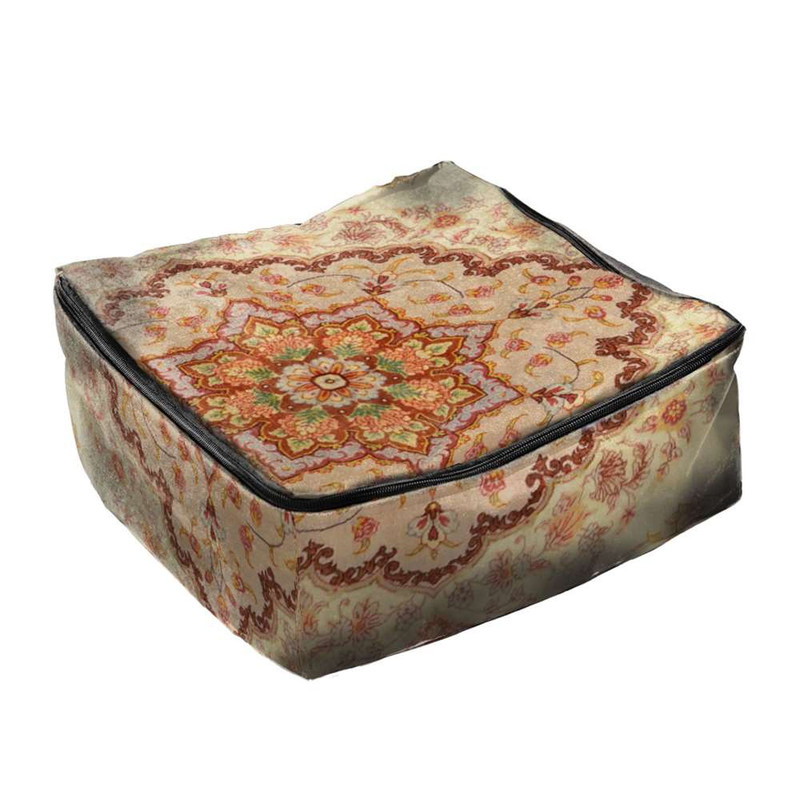 باکس لباس مدوپد طرح فرش قم لچک و ترنج مدل C-Ghom074