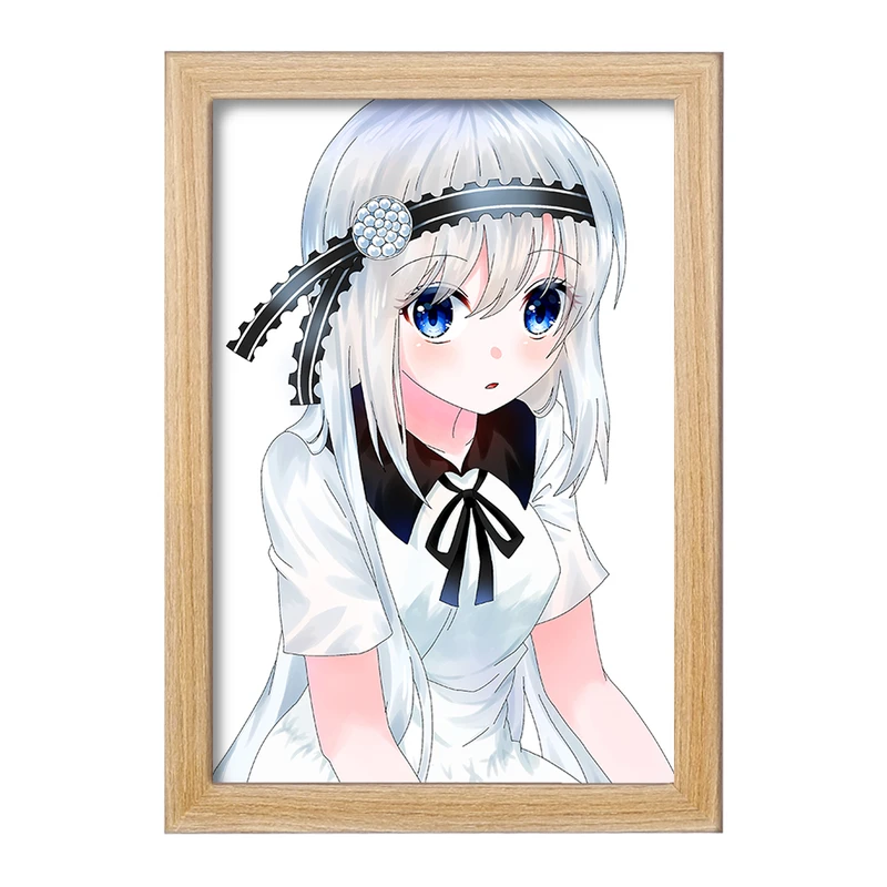 تابلو خندالو مدل شیروگانه انیمه کاگویا ساما  کد 16025