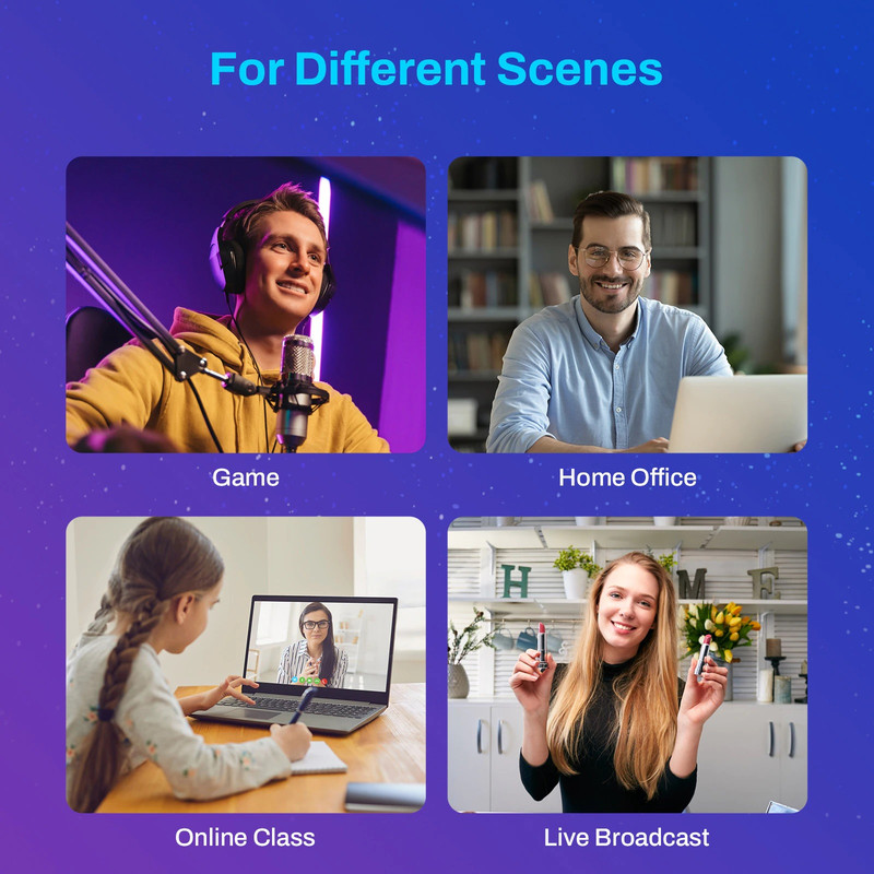 وب کم ایمیت مدل 4K 60FPS TOF Autofocus