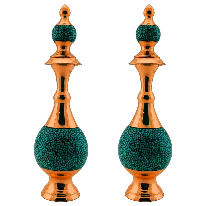 تنگ فیروزه کوبی حامد کریمی طرح صراحی  مدل hf123 بسته دو عددی