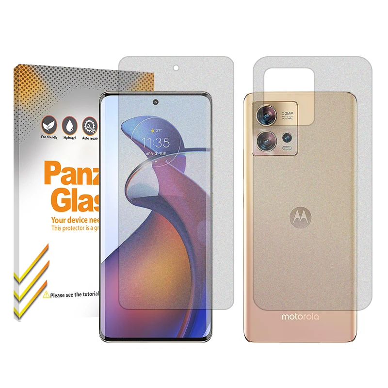 محافظ صفحه نمایش مات پنزر گلس مدل Resistant مناسب برای گوشی موبایل موتورولا Edge 30 Fusion به همراه محافظ پشت گوشی