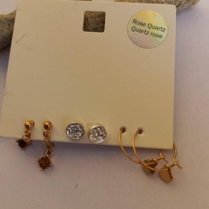 گوشواره زنانه مدل SMR 0202 مجموعه 3 عددی