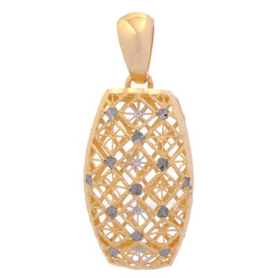 آویز گردنبند طلا 18 عیار زنانه طلای مستجابی مدل آوا کد 54162879