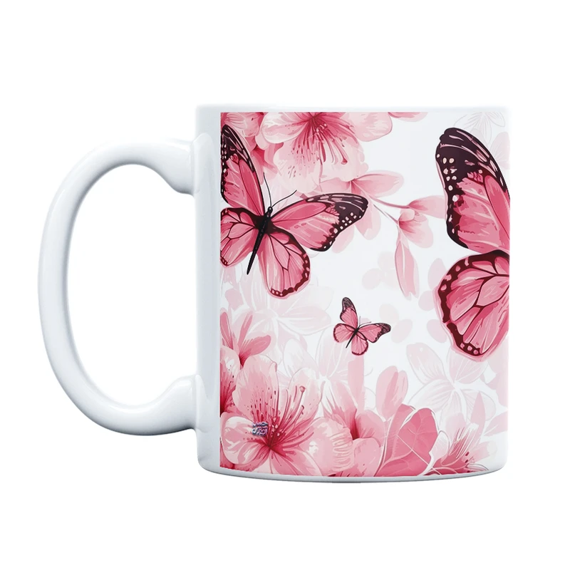 ماگ حس آمیزی طرح پروانه مدل کلاسیک کد 42