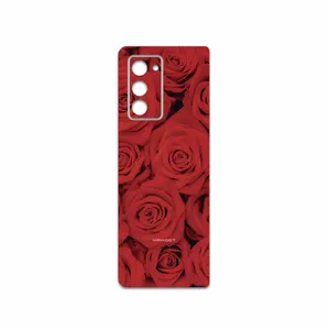 MAHOOT Red-Flower Cover Sticker for Samsung Galaxy Z FOLD 2