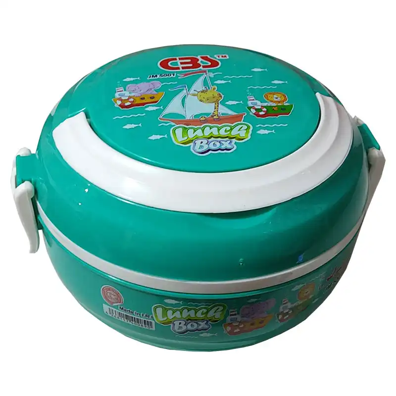 ظرف غذای کودک سی بی اس طرح زرافه سوار قایق کد JM5001