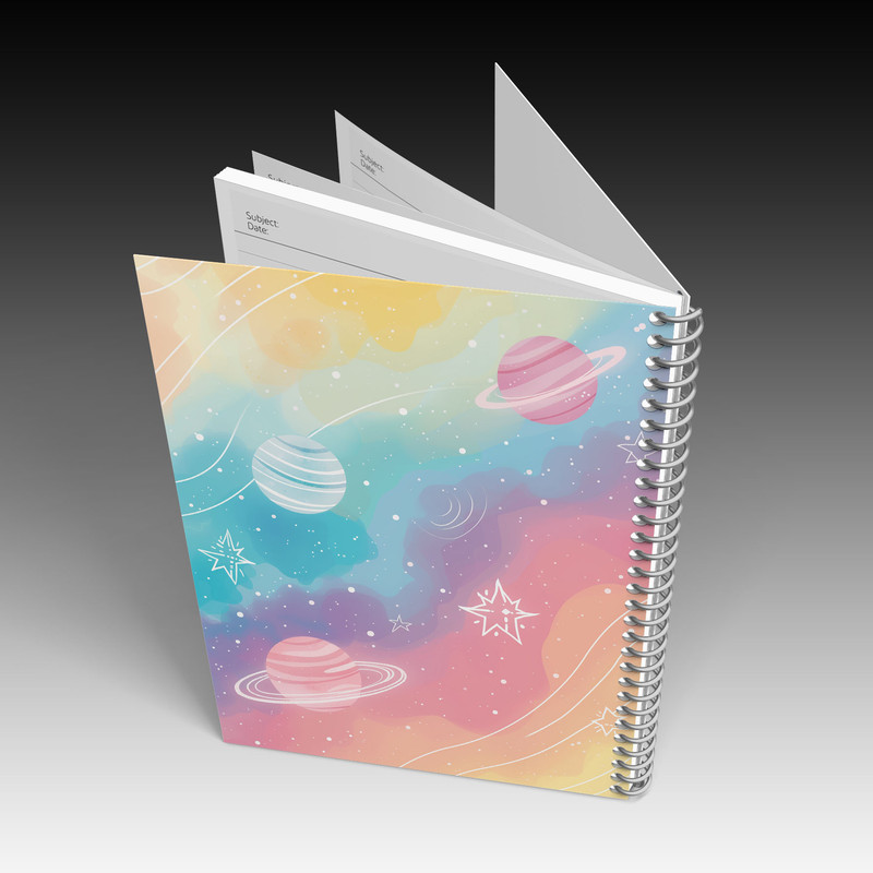 دفتر مشق 100 برگ مدوپد مدل پاستیلی کد DF13574