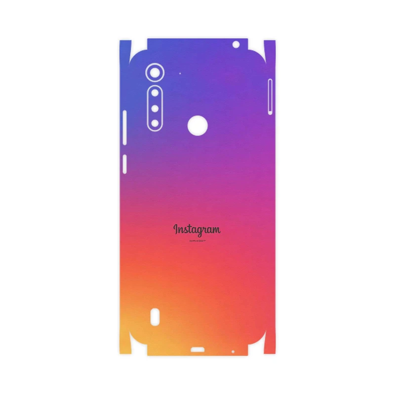 برچسب پوششی ماهوت مدل Instagram-FullSkin مناسب برای گوشی موبایل موتورولا Moto G8 Power Lite