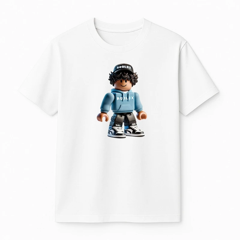 تی‌شرت آستین کوتاه پسرانه مدل روبلاکس کد 3 