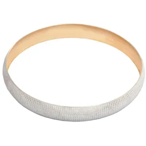 النگو طلا کم اجرت 18 عیار زنانه طلای مستجابی مدل برج کد E369 سایز 2