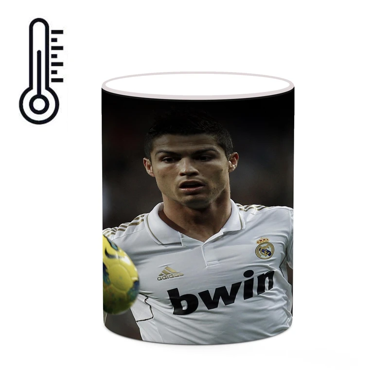 ماگ حرارتی کاکتی طرح Ronaldo رونالدو مدل mgh43166