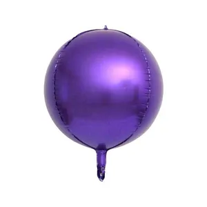 بادکنک فویلی مدل اوربز کد Purple4dOrbzBalloon