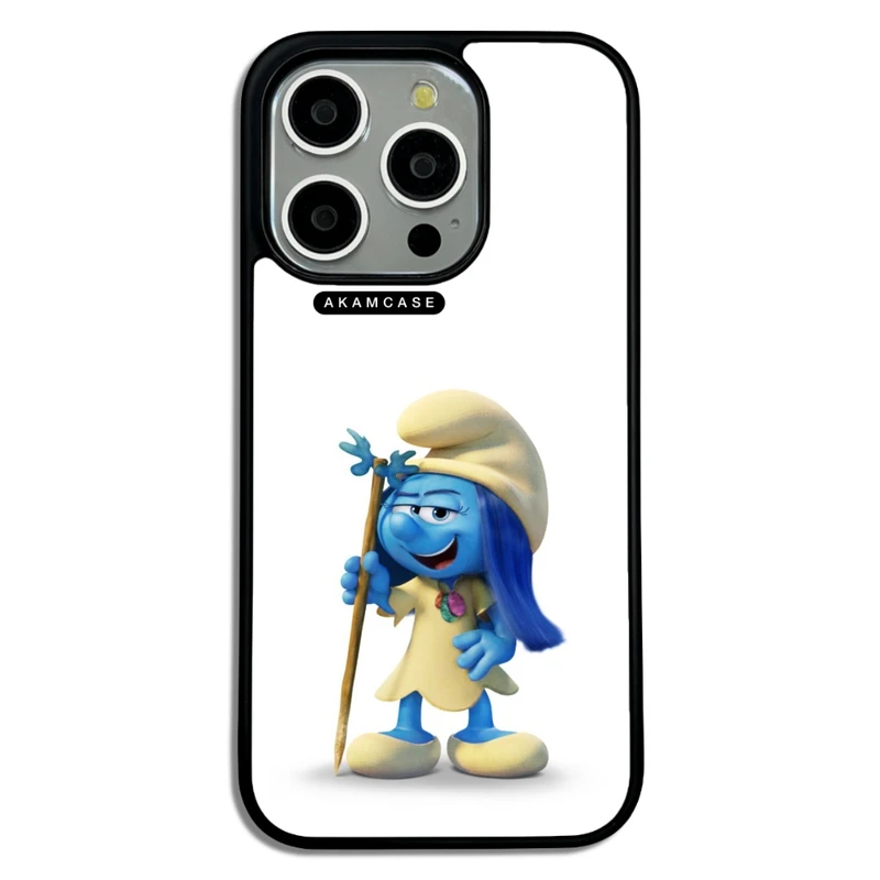 کاور آکام مدل AMC-WA15PRO-SMURFS-21 مناسب برای گوشی موبایل اپل iPhone 15 Pro