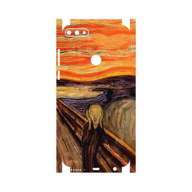 برچسب پوششی ماهوت مدل The Scream of Munch-FullSkin مناسب برای گوشی موبایل هوآوی Y7 Prime 2018