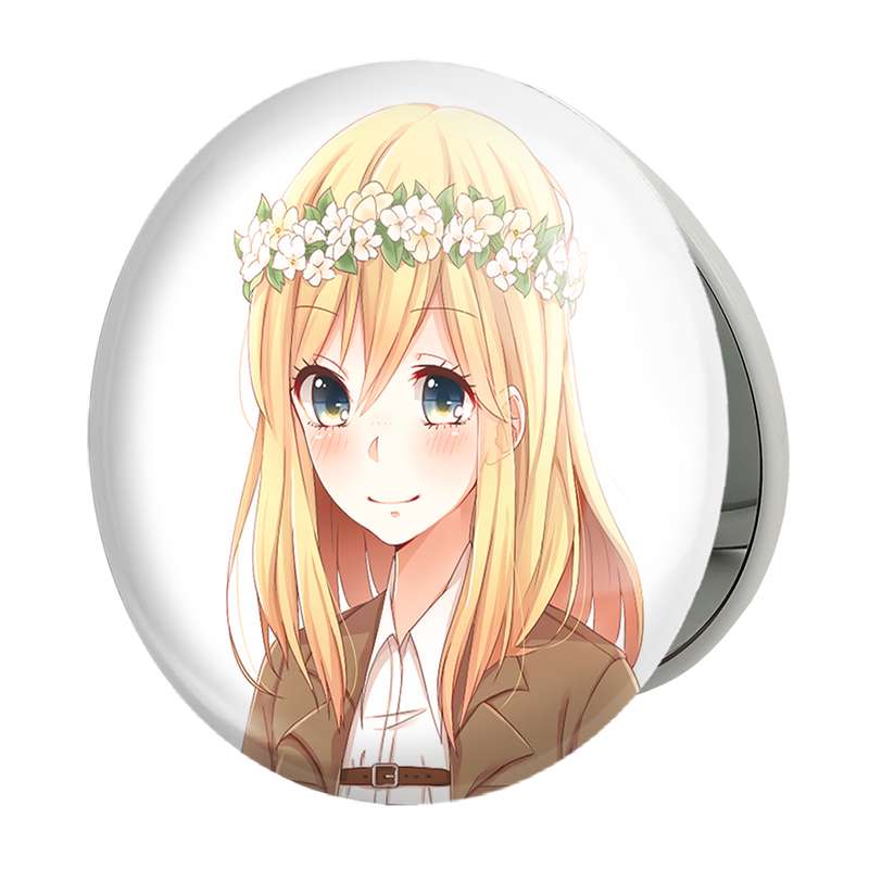 آینه جیبی خندالو طرح هیستوریا انیمه اتک آن تایتان Attack on Titan مدل تاشو کد 18566 آینه جیبی خندالو طرح هیستوریا انیمه اتک آن تایتان Attack on Titan مدل تاشو کد 18566