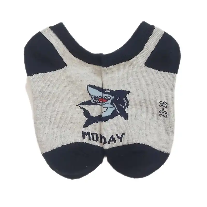 جوراب ساق کوتاه بچگانه لوپیلو مدل حیوانات روز مجموعه 7 عددی