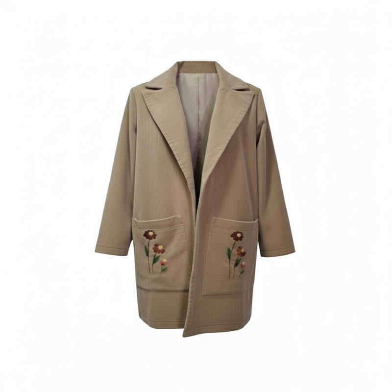 مانتو زنانه ترسه به نگار مدل گلدوزی