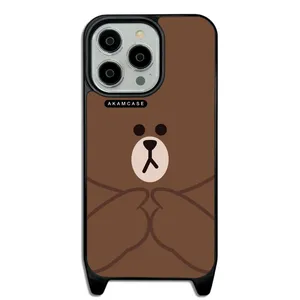 AKAM AMCWLA13PRO-BROWN1 Cover For Apple iPhone 13 Pro