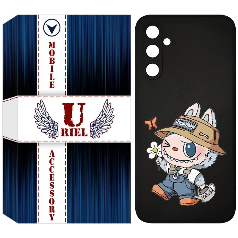 کاور یوریل قاب مدل KSH کد 111 طرح عروسک لبوبو مناسب برای گوشی موبایل سامسونگ Galaxy A54