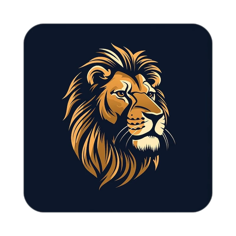 زیر لیوانی کاکتی طرح شیر مدل mp24098