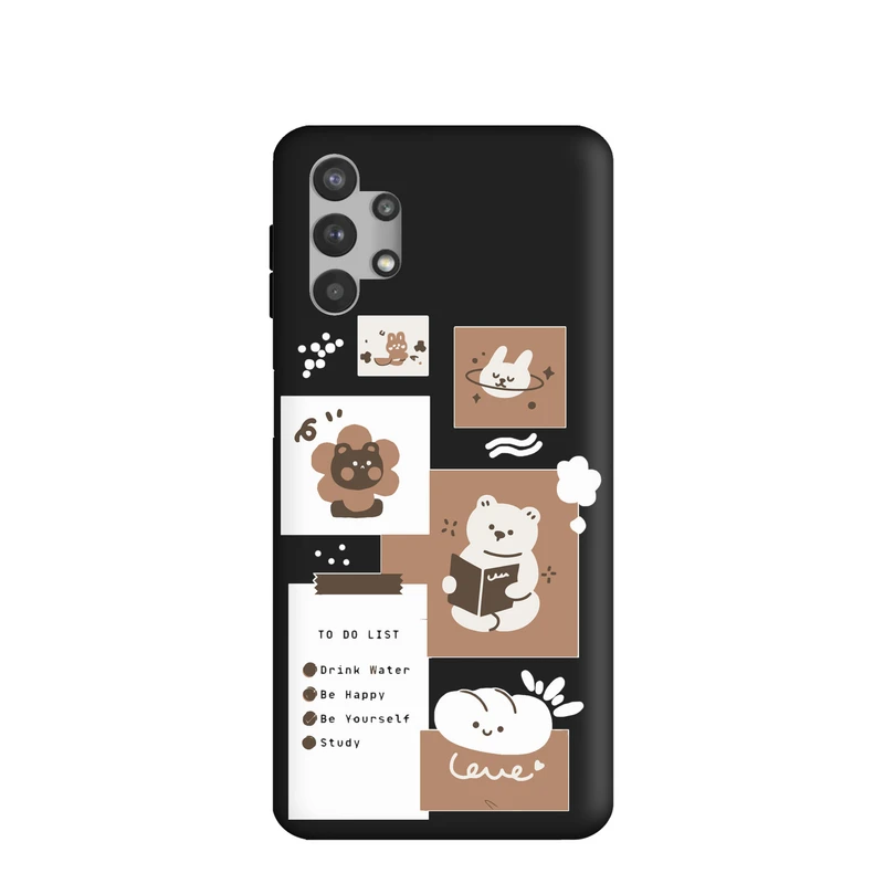 کاور طرح روزمرگی خرس کد f1069 مناسب برای گوشی موبایل سامسونگ Galaxy A32 5g / M32 5g