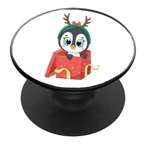 پایه نگهدارنده گوشی موبایل پاپ سوکت مدل پنگوئن کد 04