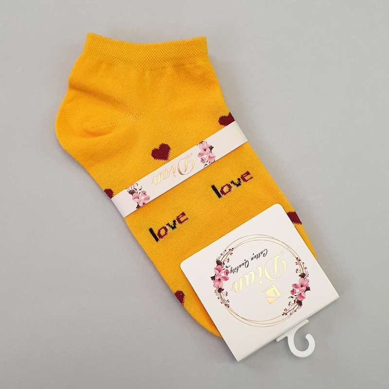 جوراب دخترانه مدل قلب کد FBF-JB005YL