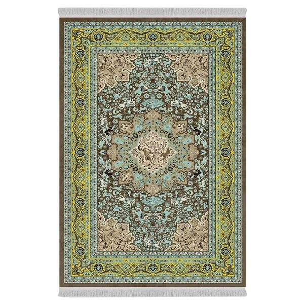 فرش پارچه‌ای دفه مدل فرشینه طرح مدرن کد 462