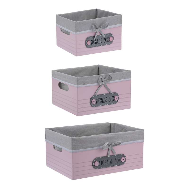باکس نظم دهنده مدل STORAGE بسته 3 عددی باکس نظم دهنده مدل STORAGE بسته 3 عددی