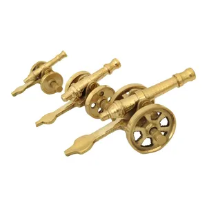 مجسمه برنزی طرح توپ کد 1244 مجموعه 3 عددی