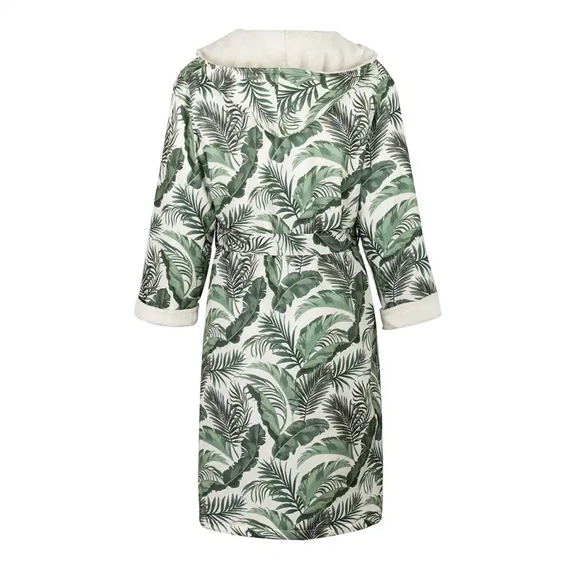 حوله پالتویی لنزو طرح اسپرینگ برگدار سایز 110