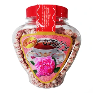 شکر پنیر رژیمی نورافکن با طعم گل محمدی طبیعی - 400 گرم