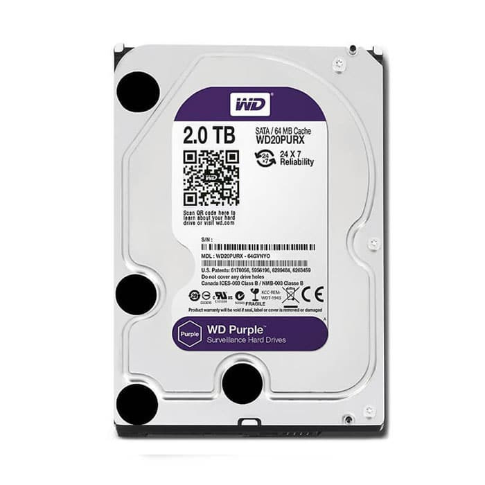 هارد دیسک اینترنال وسترن دیجیتال مدل WD20EURX ظرفیت 2 ترابایت