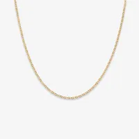 زنجیر حلقه&zwnj;ای (فلامینگو) طلا 18 عیار زنانه مصلحی گلد مدل 513