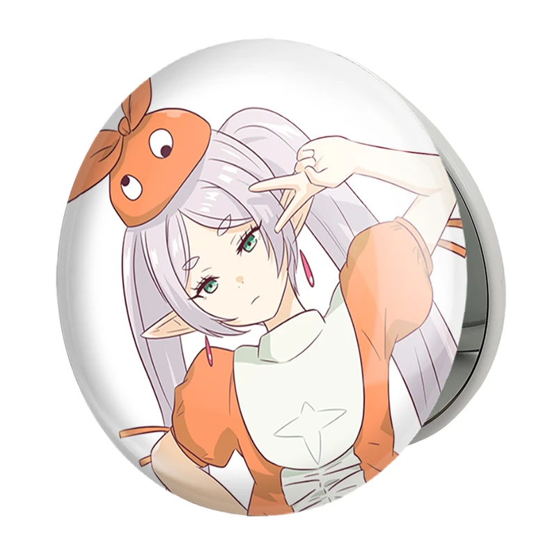 آینه جیبی خندالو طرح انیمه فریرن (Frieren) مدل تاشو کد 33947