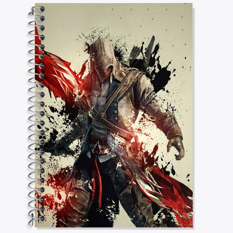 دفتر لغت 50 برگ خندالو مدل بازی اساسینز کرید Assassins Creed کد 27913