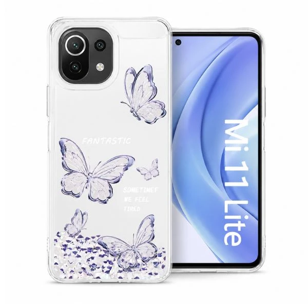 کاور کد 01 طرح پروانه آکواریومی مناسب برای گوشی موبایل شیائومی Mi11 Lite 4G
